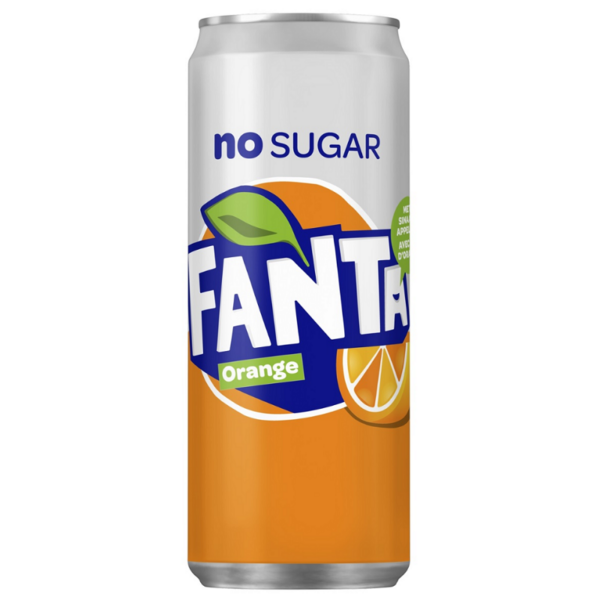 Fanta No Sugar Orange Blik X Liter Jp Koffie Koffie En Meer