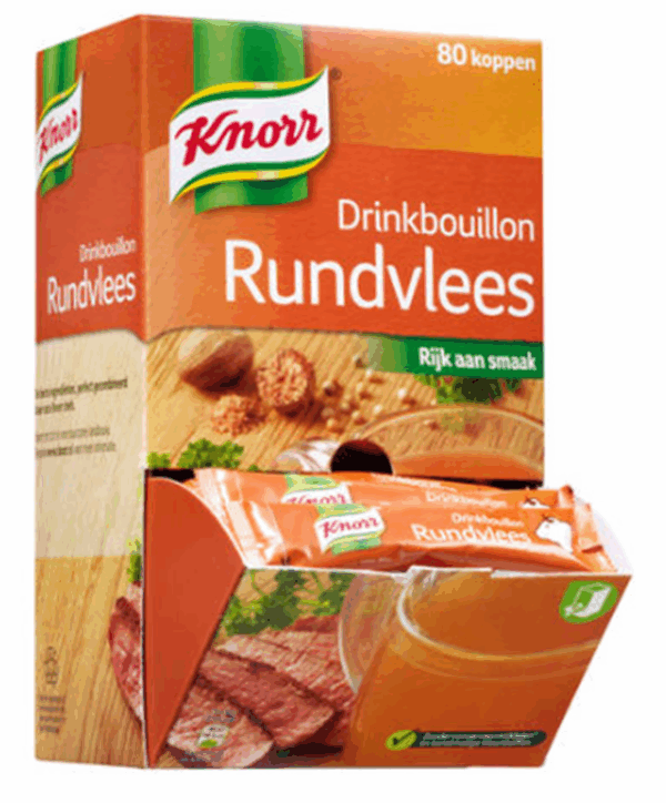Knorr drinkbouillon rundvlees (80 zakjes) - Afbeelding 1