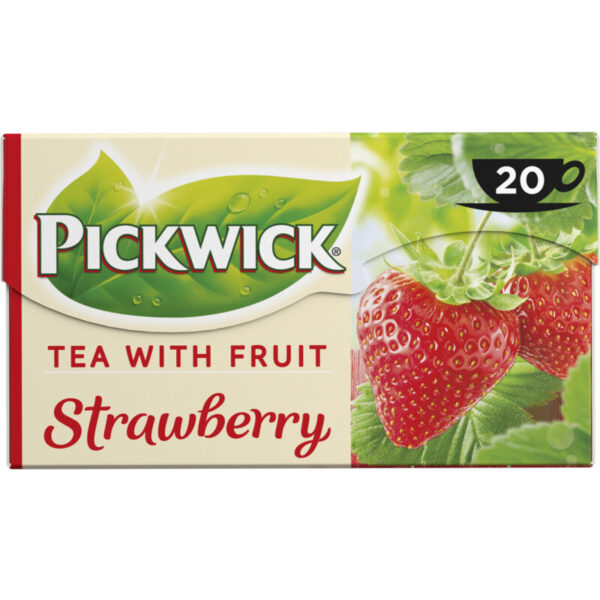 Pickwick thee - Fruit - Aardbei 4 x 20 stuks - Afbeelding 1