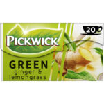 Pickwick thee - Groene thee - Gember Citroengras 4 x 20 stuks