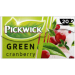 Pickwick thee - Groene thee - Cranberry 4 x 20 stuks