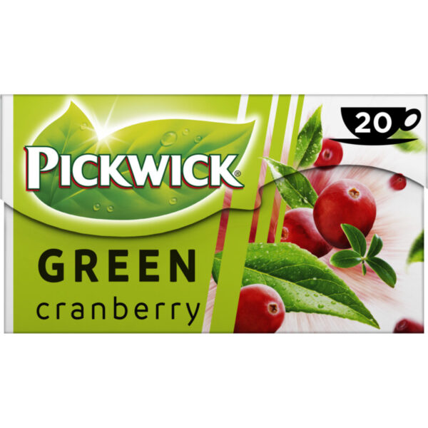Pickwick thee - Groene thee - Cranberry 4 x 20 stuks - Afbeelding 1