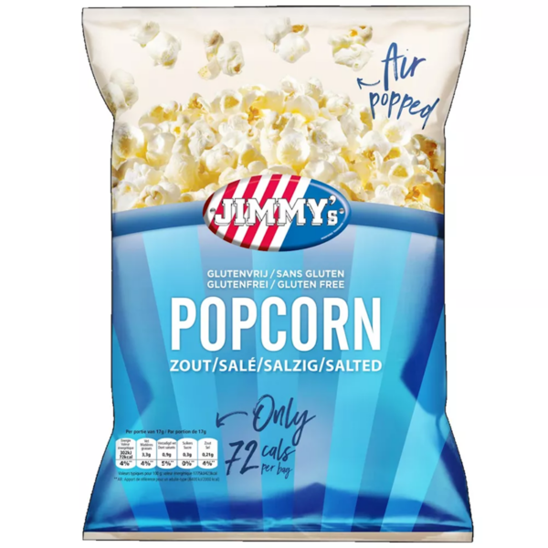 Jimmy's Popcorn zout 21 x 17 gram - Afbeelding 1