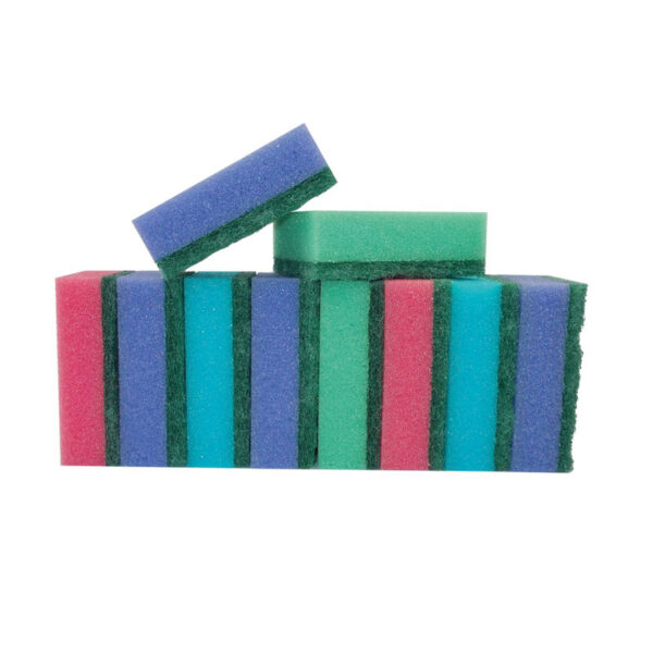 schuurspons-gekleurd