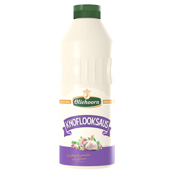 Oliehoorn Knoflooksaus tube 900 ml - Afbeelding 1