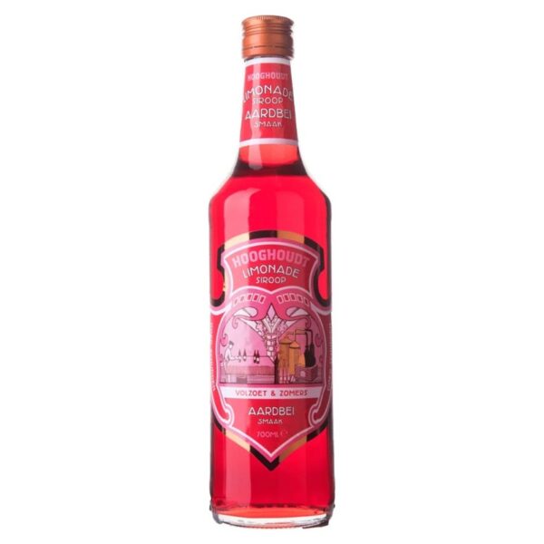 Limonade siroop Hooghoudt Aardbei 700 ml - Afbeelding 1