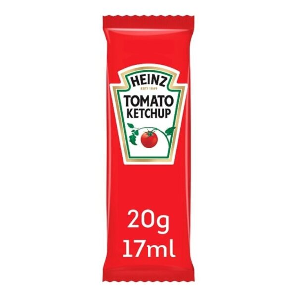 Heinz tomaten ketchup sachets 100 x 20 gram - Afbeelding 1
