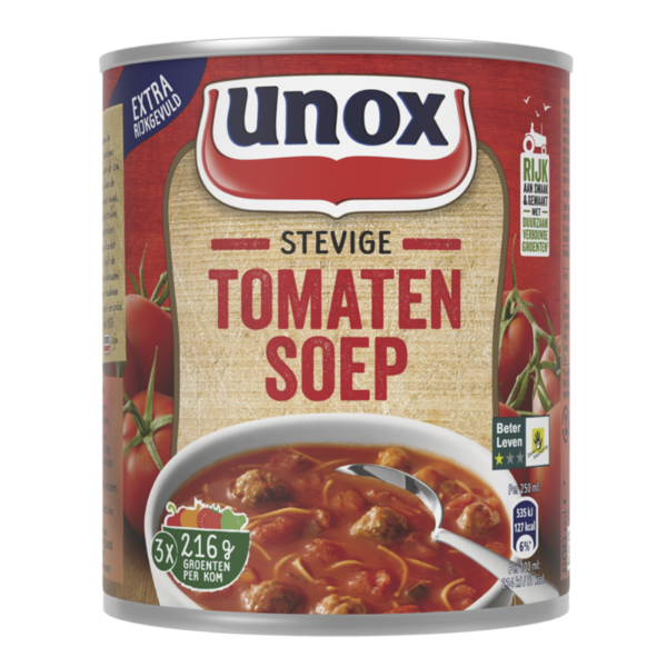 Unox Tomatensoep blik 12 x 800ml - Afbeelding 1