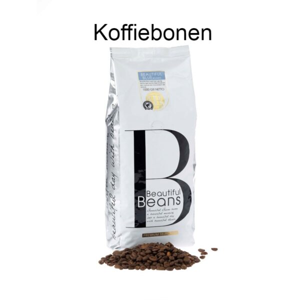 Koffiebonen Beautiful Beans Blue 8 x 1 kg - Afbeelding 1