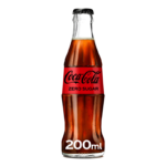 Coca Cola Zero 0,20 liter krat 24 stuks