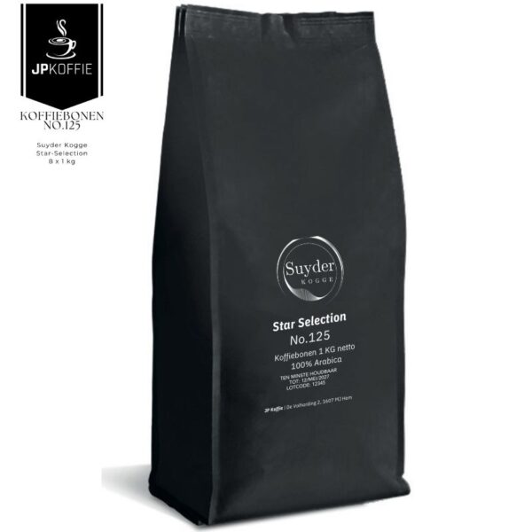 125 Koffieboon Suyder Kogge Star-Selection 8 x 1 kg - Afbeelding 1