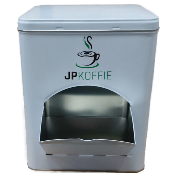 Dispenserblik met klep en scharnierende deksel - Afbeelding 1