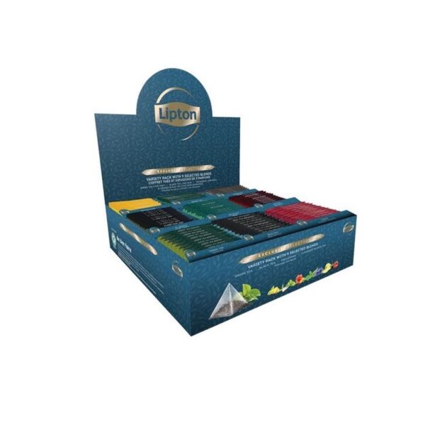 Lipton Tea - Assortibox Exclusive Selection - 108 stuks piramide zakjes - Afbeelding 1