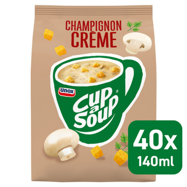 Cup a Soup - Vendingzak Champignon 4 stuks - Afbeelding 1