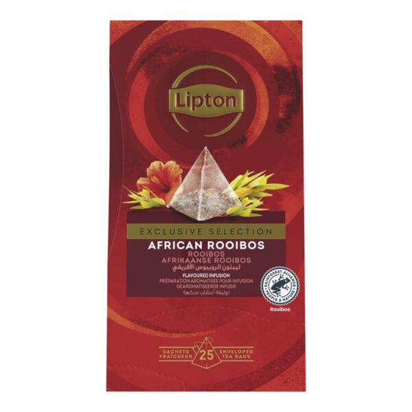 Lipton Tea - Exclusive Selection - Afrikaanse Rooibos - 25 stuks - Afbeelding 1
