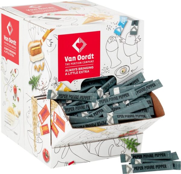 van Oordt Pepersticks 750 x 0,2 gram in dispenserdoos - Afbeelding 1