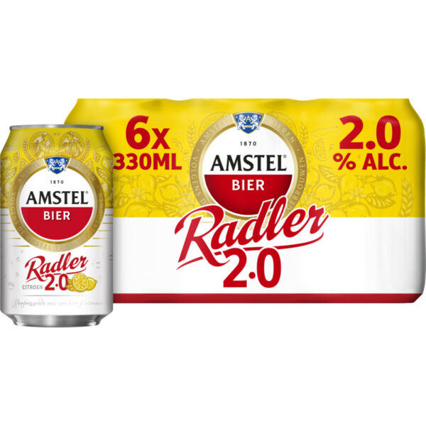 Amstel Radler 2% blik 24 x 0,33 liter - Afbeelding 1