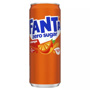 Fanta Orange Zero blik 24 x 0,33 liter