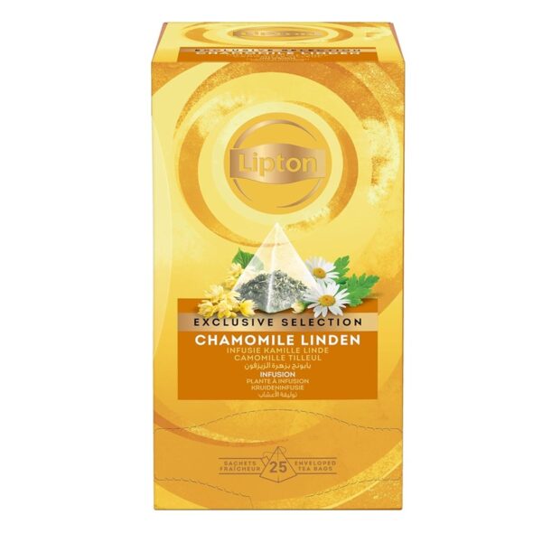 Lipton Tea - Exclusive Selection - Kamille Linde - 25 stuks - Afbeelding 1