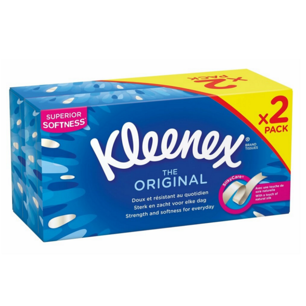 Kleenex Tissuebox Original 2-pack - Afbeelding 1