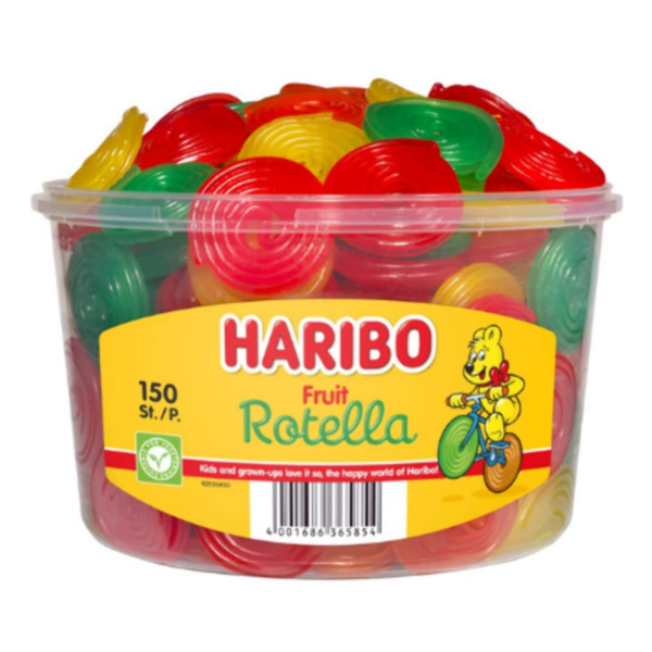 Haribo silo - Rotella Fruit Jojo 150 stuks - Afbeelding 1