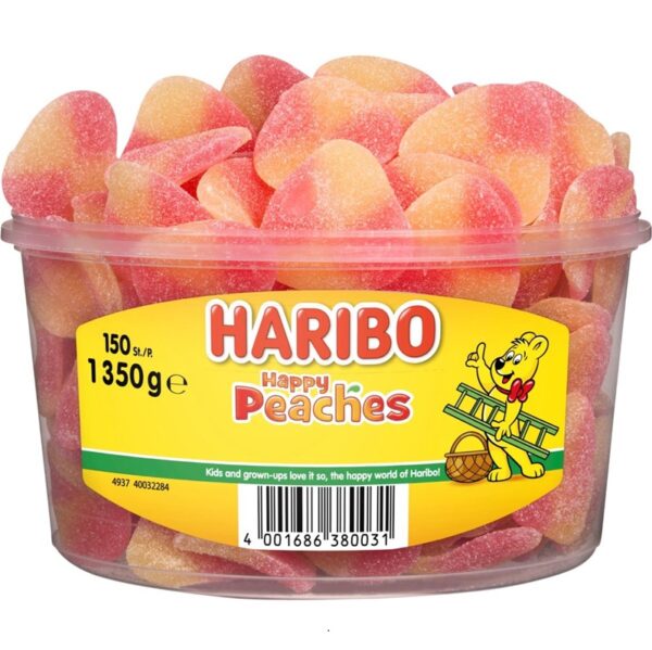 Haribo silo - Perzik 150 stuks - Afbeelding 1