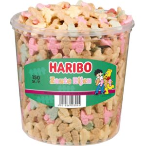 Haribo silo - Zoute rijen 150 stuks