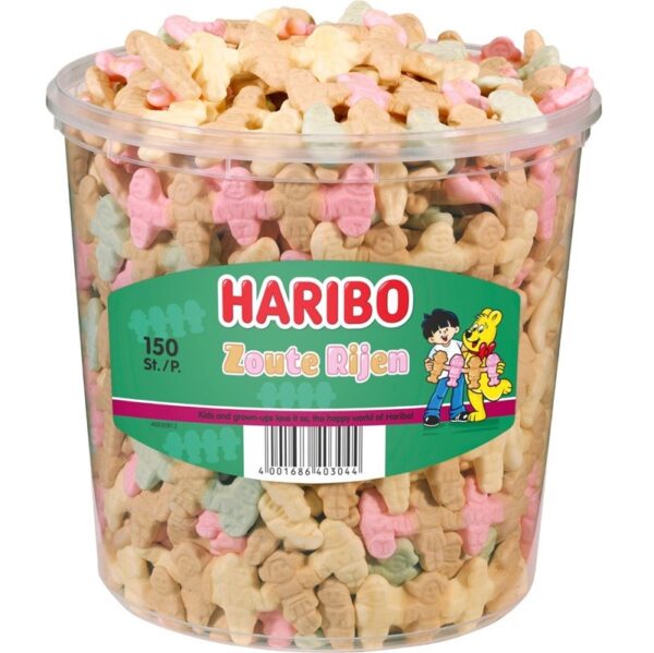 Haribo silo - Zoute rijen 150 stuks - Afbeelding 1