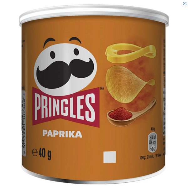 Pringles Paprika 12 x 40 gram - Afbeelding 1