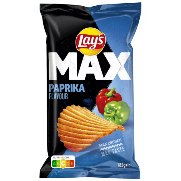 Lay's MAX Smoky Paprika 22 x 185 gram - Afbeelding 1
