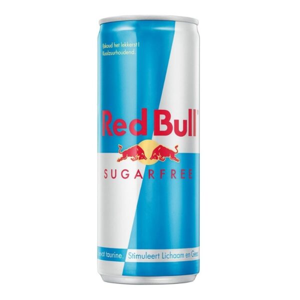 Redbull blik Sugarfree 24 x 0,25 liter - Afbeelding 1