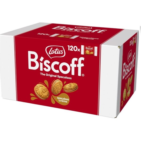 Lotus Speculoos gevuld met speculaascreme per stuk verpakt- 120 stuks - Afbeelding 1