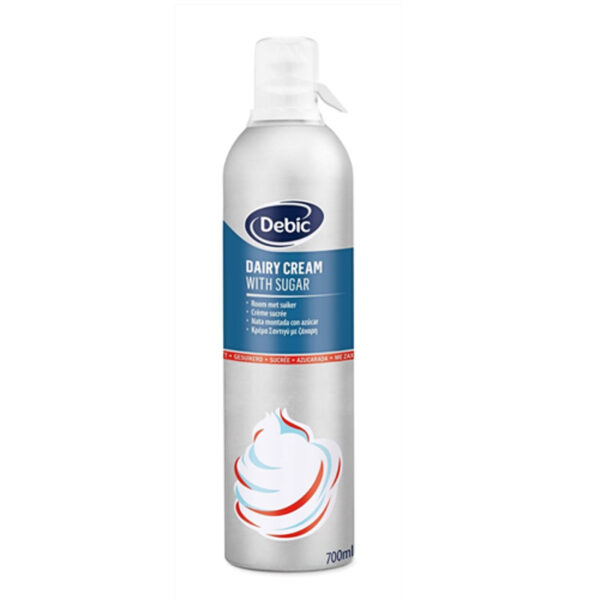 Slagroom in spuitbus Debic 0,7 liter - Afbeelding 1