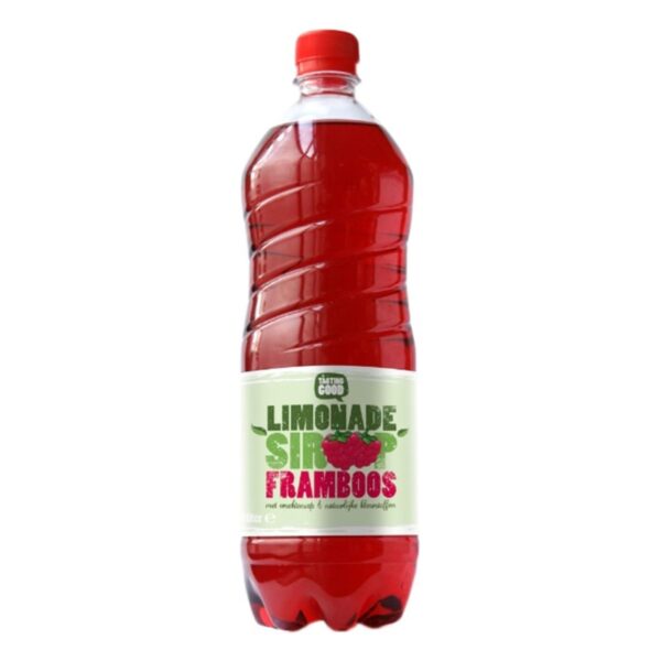 Limonade siroop Tasting Good Framboos 6 x 1,0 liter - Afbeelding 1