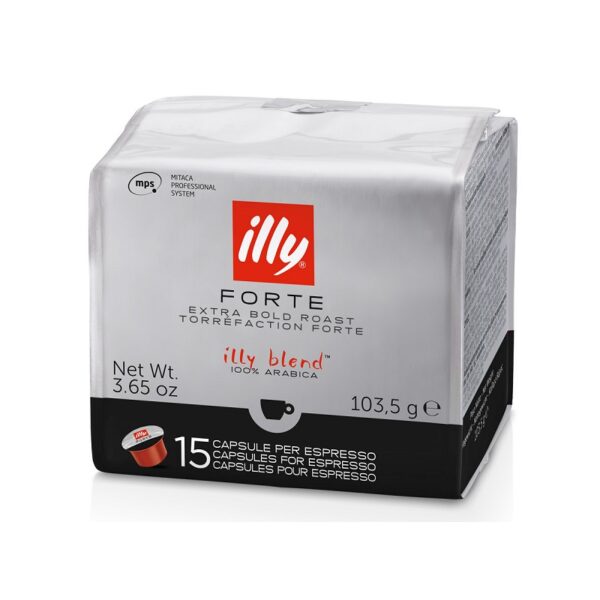 illy MPS Forte capsules 6 x 15 stuks - Afbeelding 1