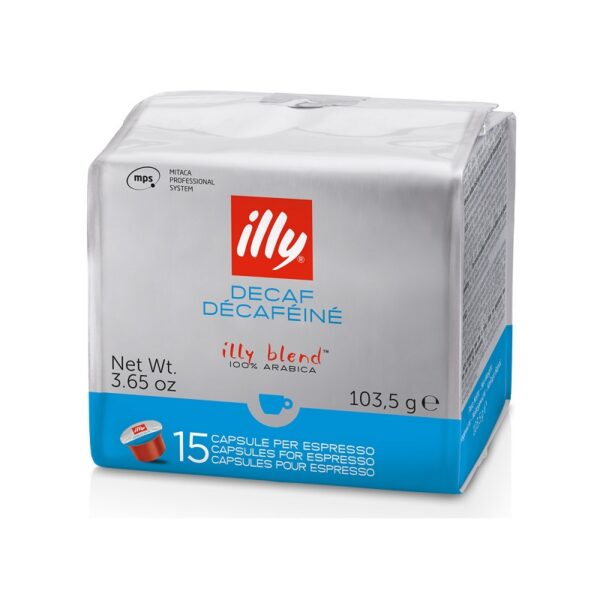 illy MPS Decaf capsules 6 x 15 stuks - Afbeelding 1