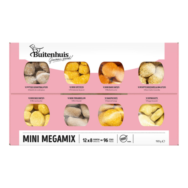 Buitenhuis Mini Megamix 96 x 20 gram - Afbeelding 1