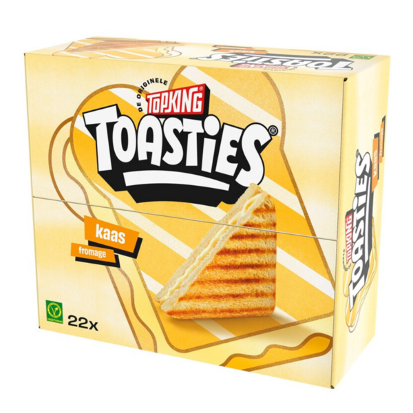 Topking Tosti Kaas 22 x 90 gram - Afbeelding 1