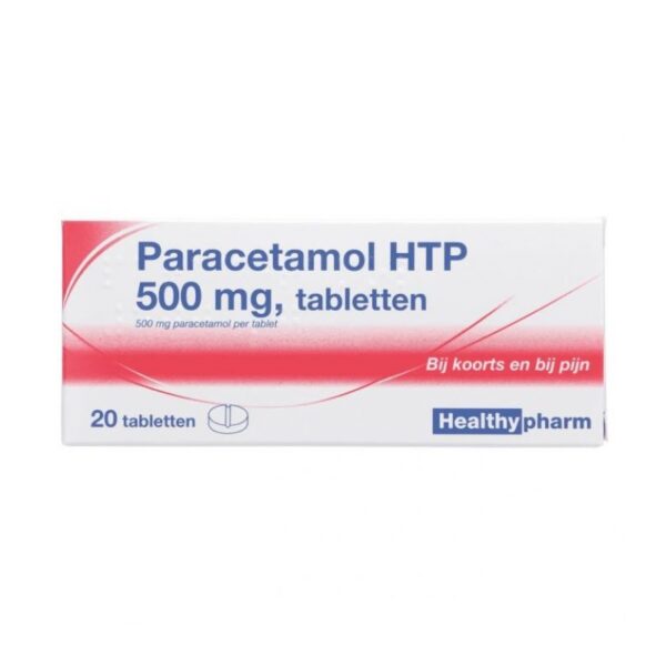 Paracetamol tabletten 20 st 500 mg - Afbeelding 1