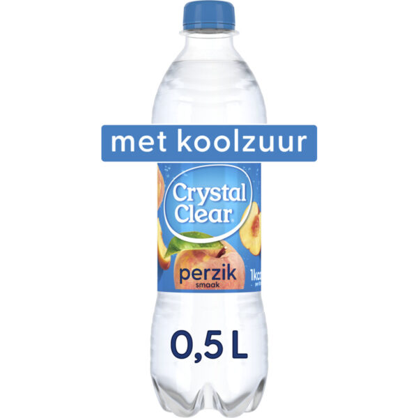 Crystal Clear Perzik petfles 6 x 0,50 liter - Afbeelding 1