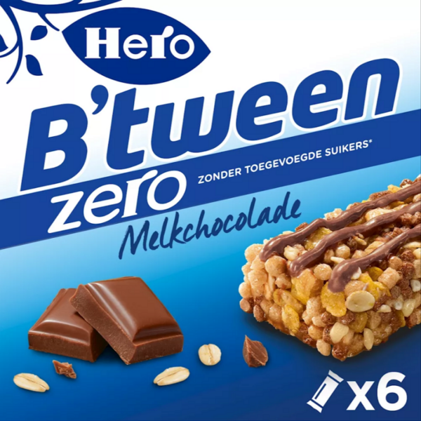 Hero b'tween choco zero 10 x 6 stuks - Afbeelding 1