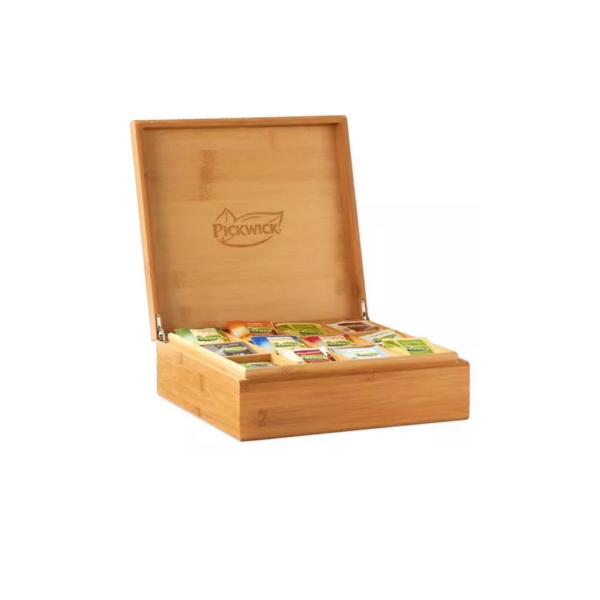 Theekist Pickwick bamboe 12 vaks - Afbeelding 1