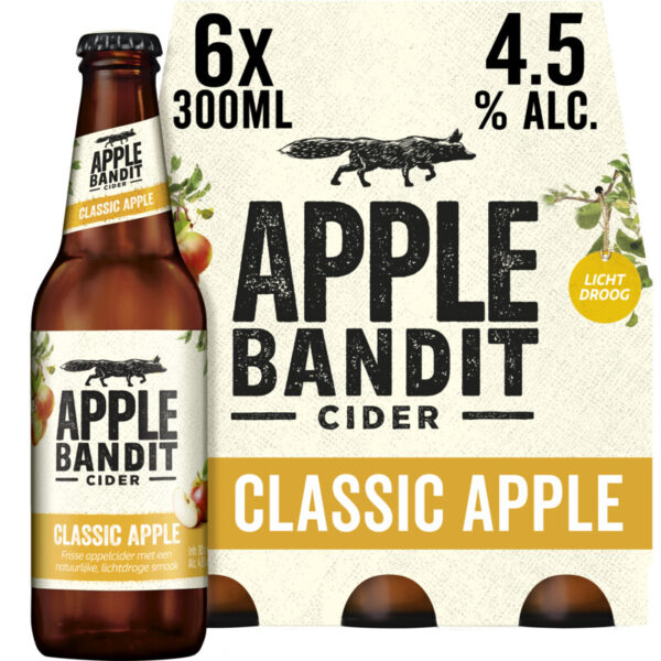 Apple Bandit Classic Apple krat 24 x 0,30 liter - Afbeelding 1