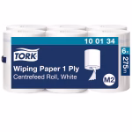 Tork 100134 Poetspapier centrefeed wit 1 lgs M2 - 6 x 275 m