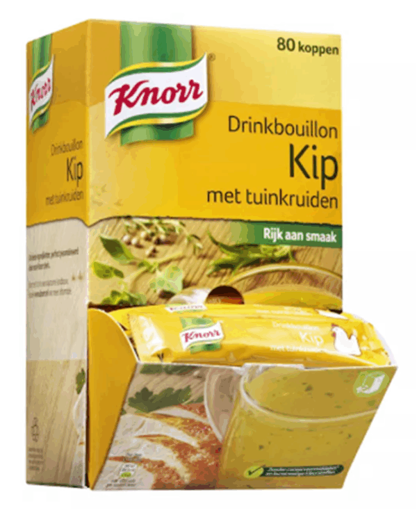 Knorr drinkbouillon kip-tuinkruiden (80 zakjes) - Afbeelding 1