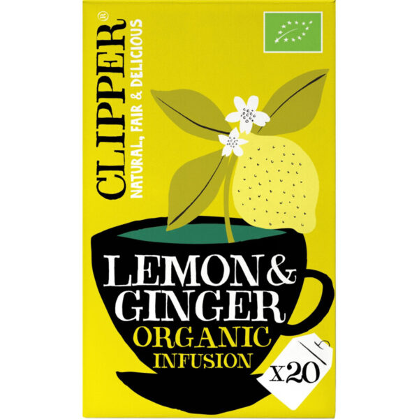 Clipper thee - Lemon en Ginger - 20 stuks - Afbeelding 1