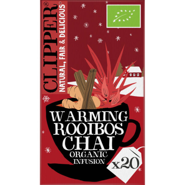 Clipper thee - Warming Welcome Rooibos Chai - 20 stuks - Afbeelding 1