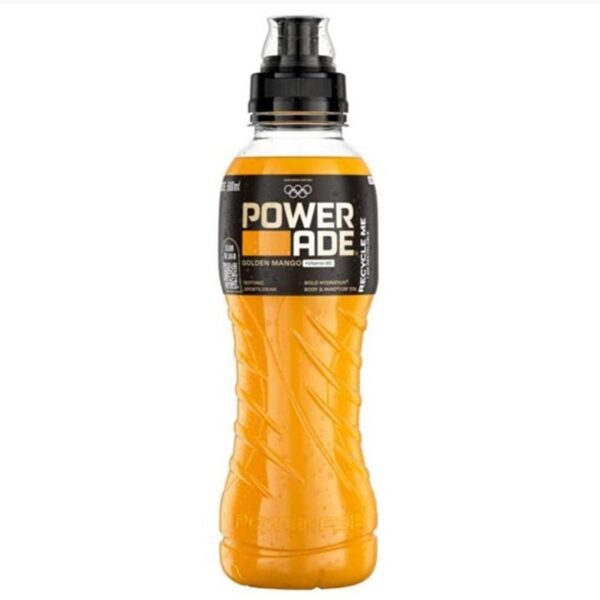 Powernade - Golden Mango - 0,50 liter x 12 stuks - Afbeelding 1