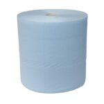 Industrierol zwaar blauw 3 laags 37cm x 380 meter
