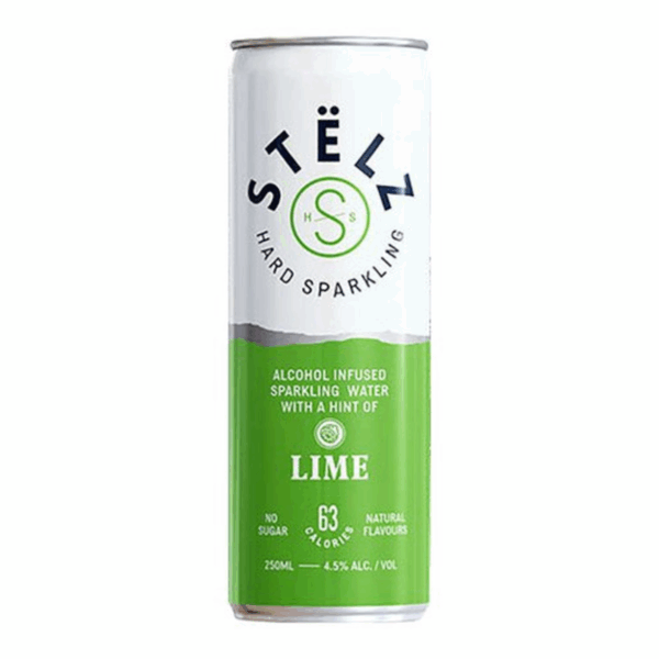 Stelz - Hard Seltzer Lime 4,5% - 12 x 0,25 liter - Afbeelding 1